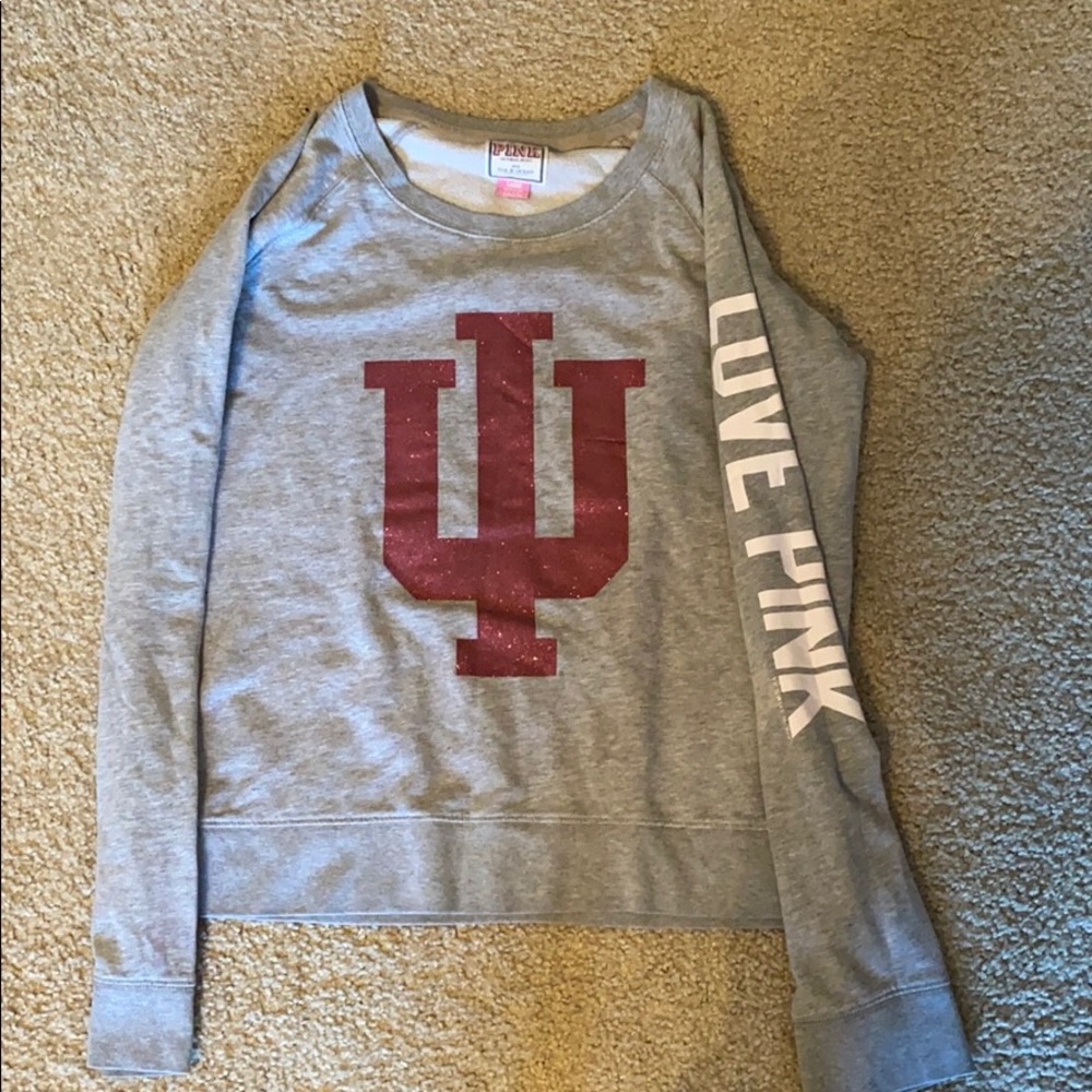 IU Pink crew neck